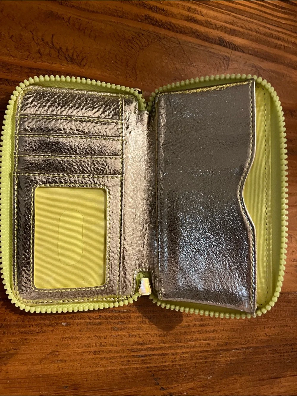 Lilly Pulitzer Cork Wristlet with Lime Trim and Gold Accent